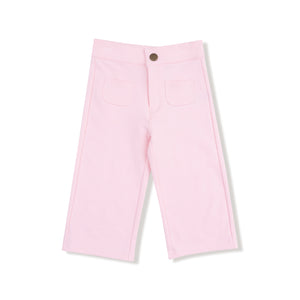 Varsity - Pink - High Waisted Wide Leg Pant