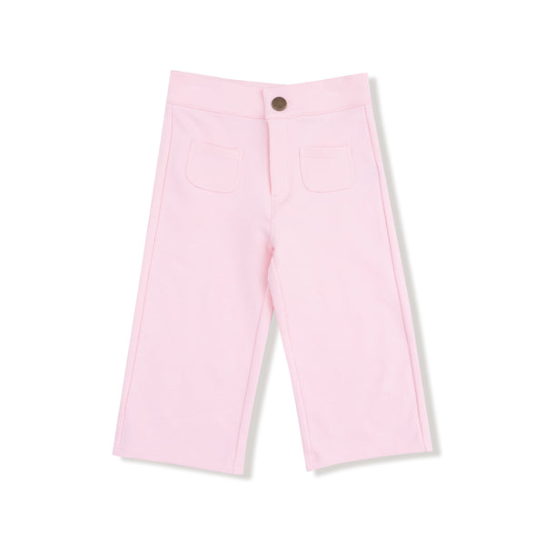 Varsity - Pink - High Waisted Wide Leg Pant