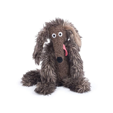 "Medium Dumpster The Dog plush toy by Moulin Roty - soft, cuddly stuffed animal for babies and toddlers."
