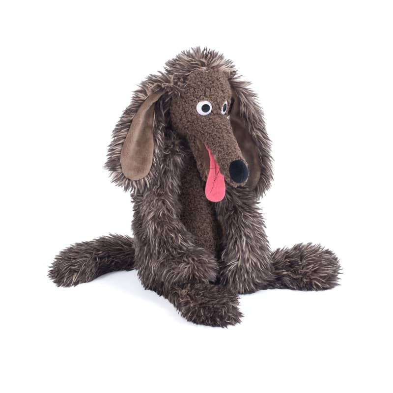 Large Dumpster The Dog plush toy by Moulin Roty - soft, cuddly stuffed animal for babies and toddlers.