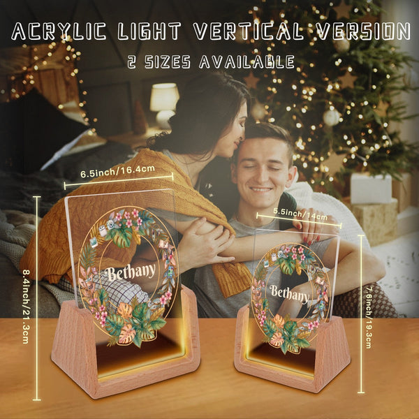 Her Name in Lights — Personalized USB Night Light