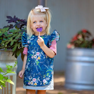 Boho Floral Flutter Bapron