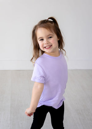 Bamboo Tee - Pastel Lilac