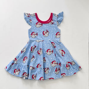 Santa Print Pippa Dress