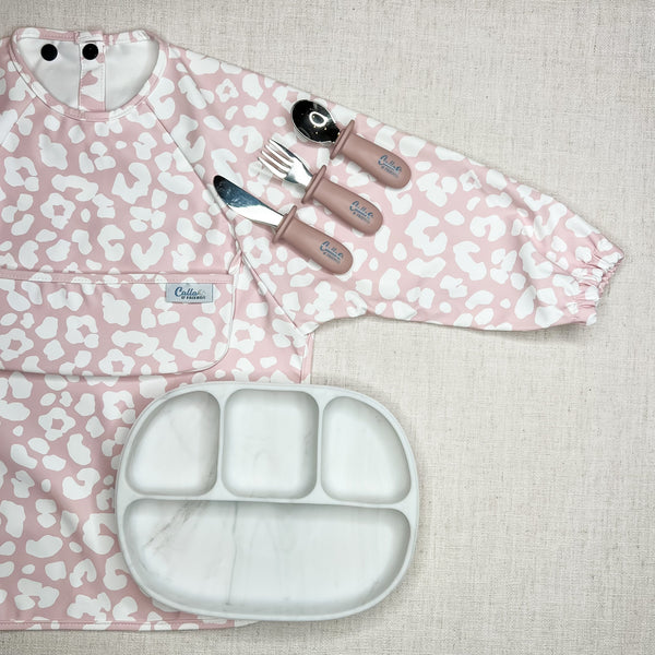 The Grayson Long Sleeve Bib - Leopard