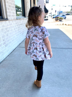 Brinley Peplum - Short Sleeve