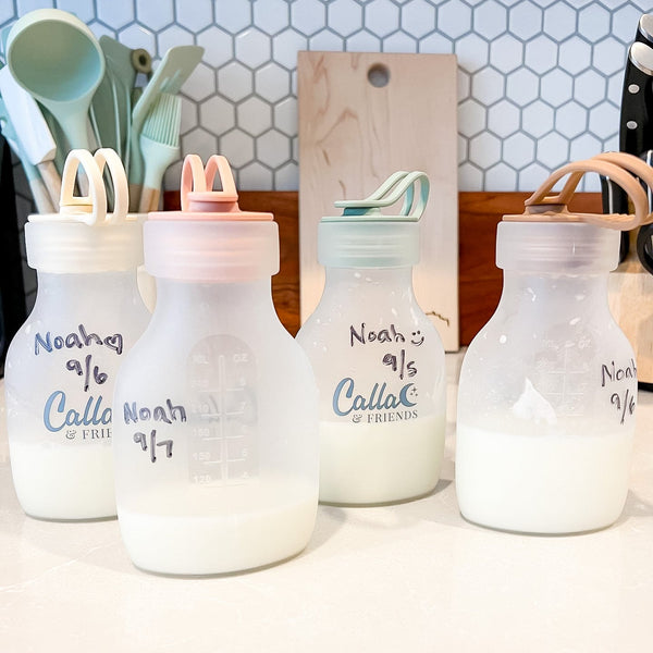 Calla and Friends Nourishing Nibbler Reusable Milk & Purée Bags Set of 4
