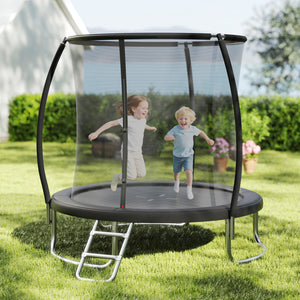 8FT Outdoor Heavy-Duty Recreational Trampoline - Safety Net