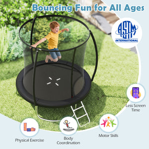 8FT Outdoor Heavy-Duty Recreational Trampoline - Safety Net