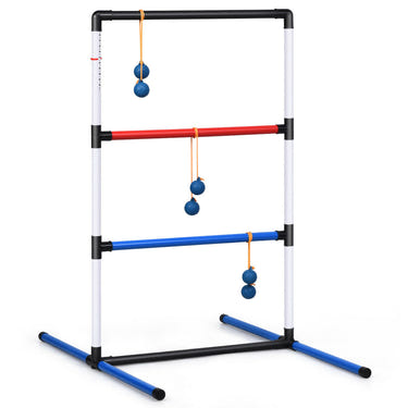 Ladder Ball Toss Game Bolas Score Tracker Carrying Bag for Kids - Outdoor Play