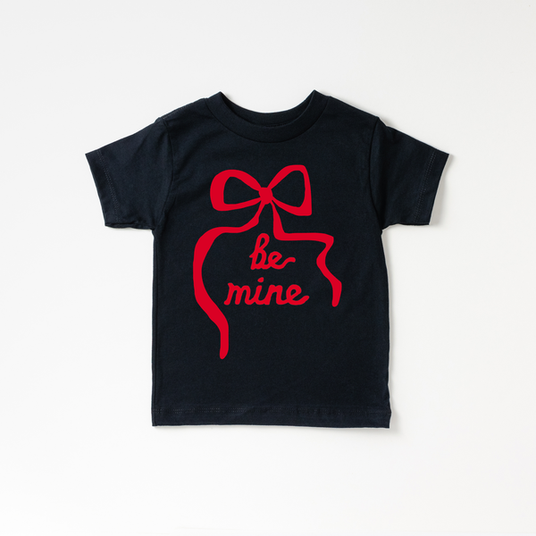 "Be Mine Ribbon baby top in angle 5 view, perfect for stylish and adorable outfits."