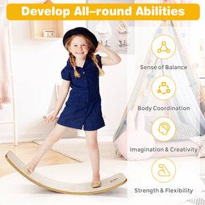 15.5 Inch Wobble Board for Kids and Adults