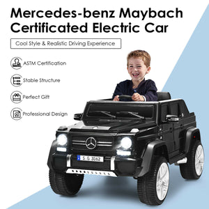 12V licensed Mercedes-Benz kids ride-on car in angle 8, perfect for fun and adventure in toys and hobbies.