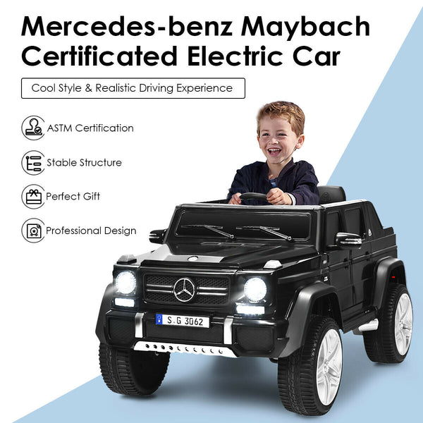 12V licensed Mercedes-Benz kids ride-on car in angle 8, perfect for fun and adventure in toys and hobbies.