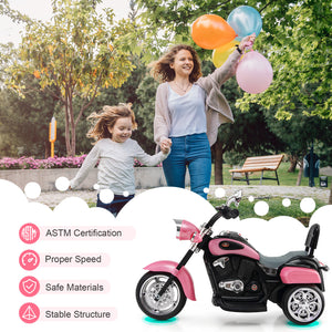 6V 3 Wheel Kids Motorcycle - Rechargeable for Kids - Electric Motorcycle