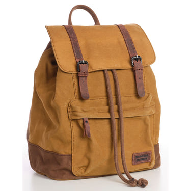 TimberWolf Vintage Canvas Daypack Backpack for babies, stylish and durable for everyday adventures.