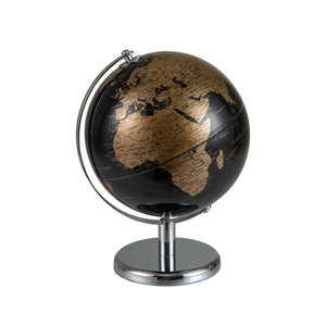 8" World Globe Modern Decorative Tabletop Earth Globe - Soft Fabric