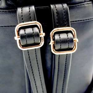 The Sleepy Panda Buddy - Vegan Leather Ultra-Mini Backpack