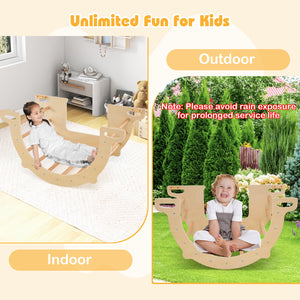 8 in 1 Climbing Arch Sensory Table for Kids with Collapsible Storage Bin for 3+ Years Old