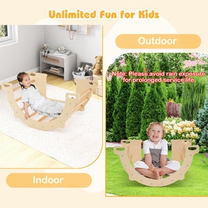 8 in 1 Climbing Arch Sensory Table with Collapsible Storage Bin for Kids
