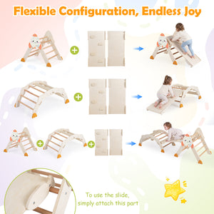 8-in-1 Foldable Climbing Toys for Toddlers Rocket-Themed