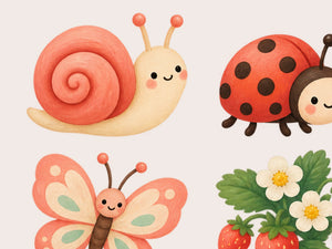 Strawberry Garden Wall Decals, Set of 12, image 4