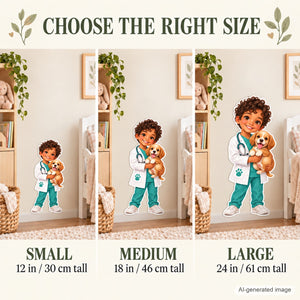 Personalized Veterinarian Wall Decal from Photo, Dream Job Sticker, image 16