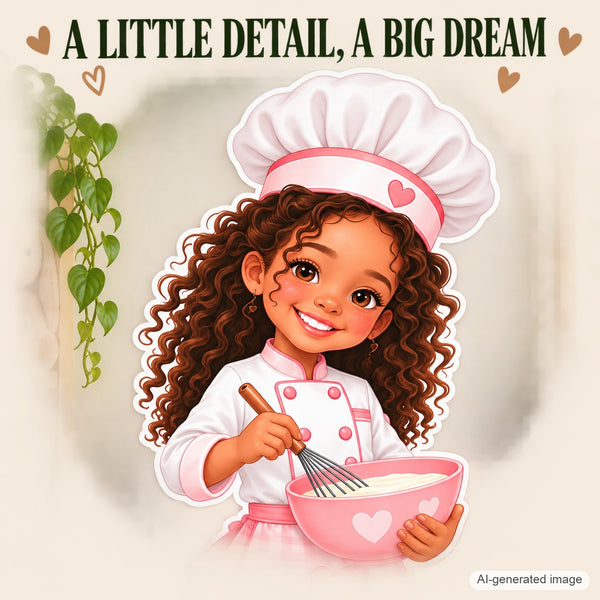 Personalized Baker Wall Decal from Photo, Dream Job Sticker, image 11