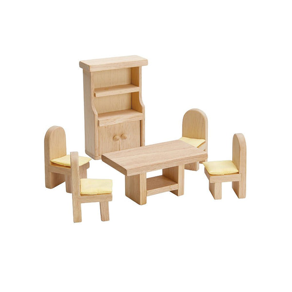 Classic dining room set for imaginative pretend play, perfect for babies and toddlers.