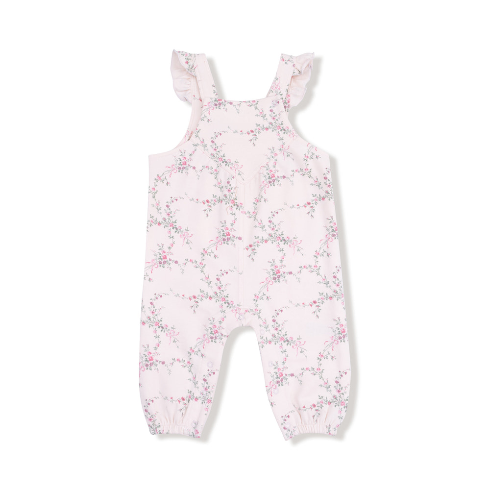 Antoinette Floral - V Overalls with Elastic
