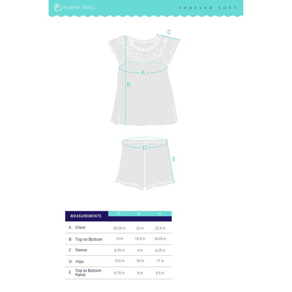 Ruched Tunic Set - Splashes on White