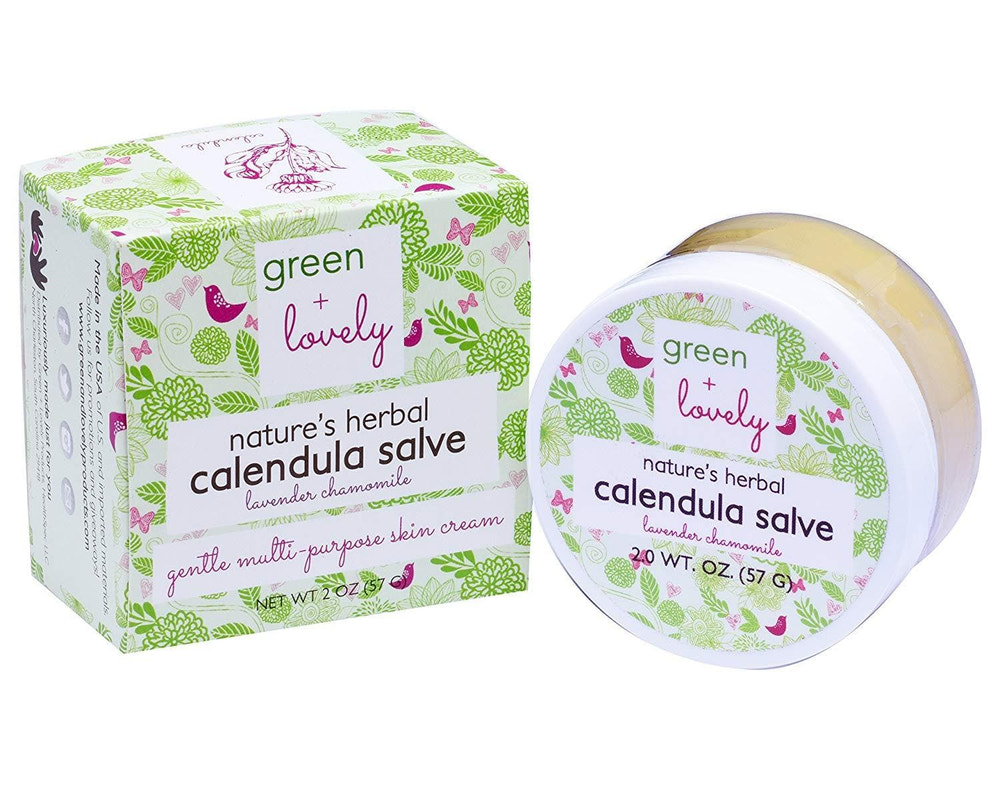 Nature's Herbal Calendula Salve, Lavender Chamomile - Eczema Cream - Multi-use Skin Cream, 2 oz
