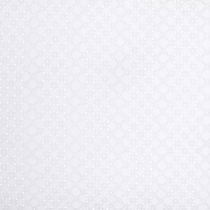 Wendy Anne White Eyelet Cotton Custom Fitted Sheet Custom Size