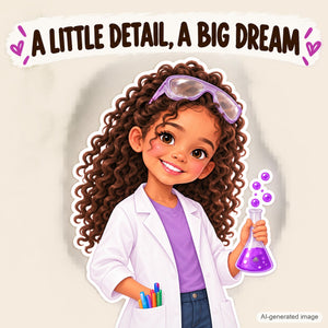 Personalized Scientist Wall Decal from Photo, Dream Job Sticker, image 11