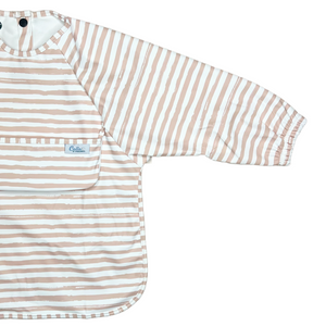 The Grayson Long Sleeve Bib - Brush Stripes