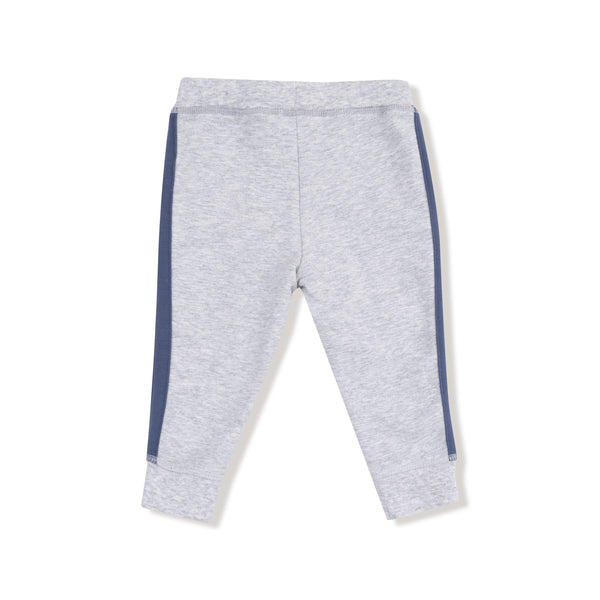 Varsity - Light Grey - Jogger with Varsity Stripes