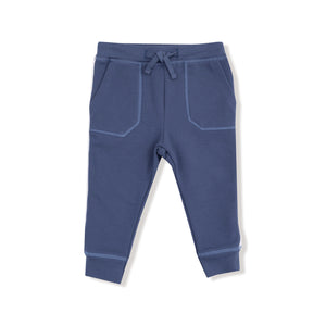 Varsity - Vintage Indigo - Jogger with Varsity Stripes