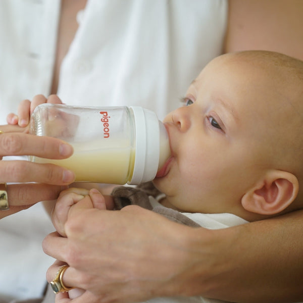 Glass Wide Neck Baby Bottle, 2Packs, 8.1 Oz(240 ml) for 3+ months