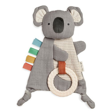 Bitzy Crinkle Koala Sensory Toy With Teether