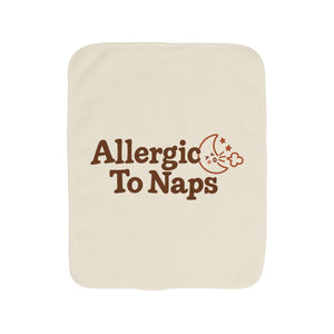 Allergic To Naps burp cloth