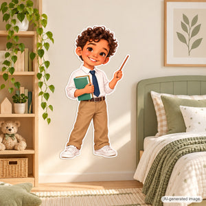 Personalized Teacher Wall Decal from Photo, Dream Job Sticker, image 6