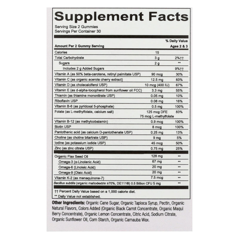 Smartypants Kids Complete Multivitamin Gummies, 60 count, colorful gummy vitamins for children's health and nutrition.