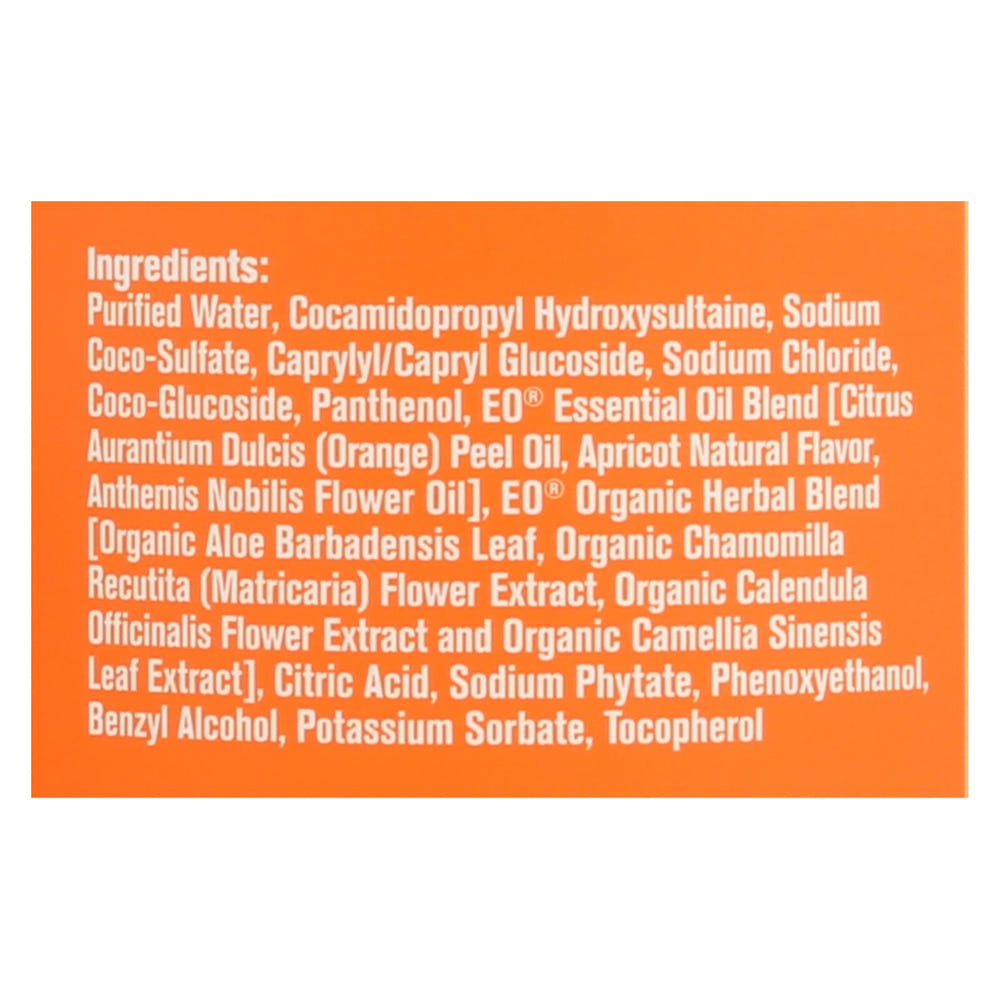 Everyone Orange Squeeze Soap for Kids - 32 Oz, gentle hair and body wash for babies, vibrant orange packaging.