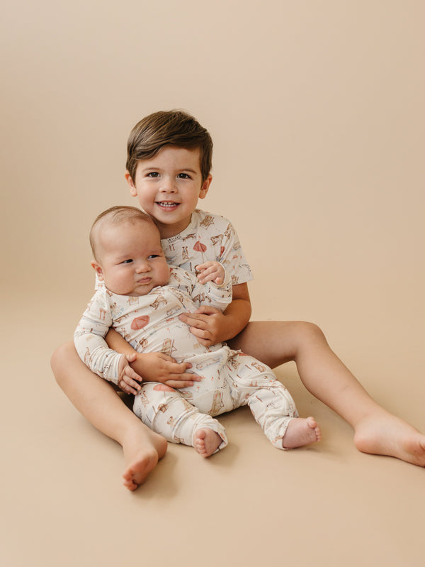 Beach Pawty Bamboo Zippy Pajamas