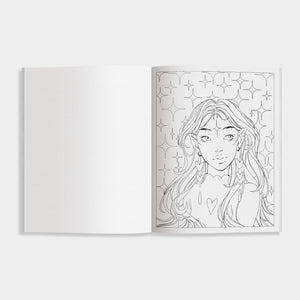 The Modern Manga Coloring Book