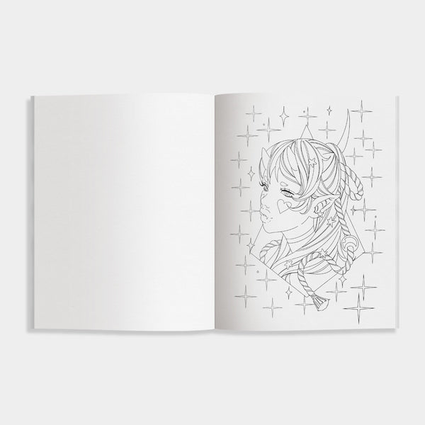 The Modern Manga Coloring Book