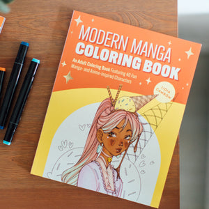 The Modern Manga Coloring Book