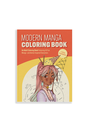 The Modern Manga Coloring Book