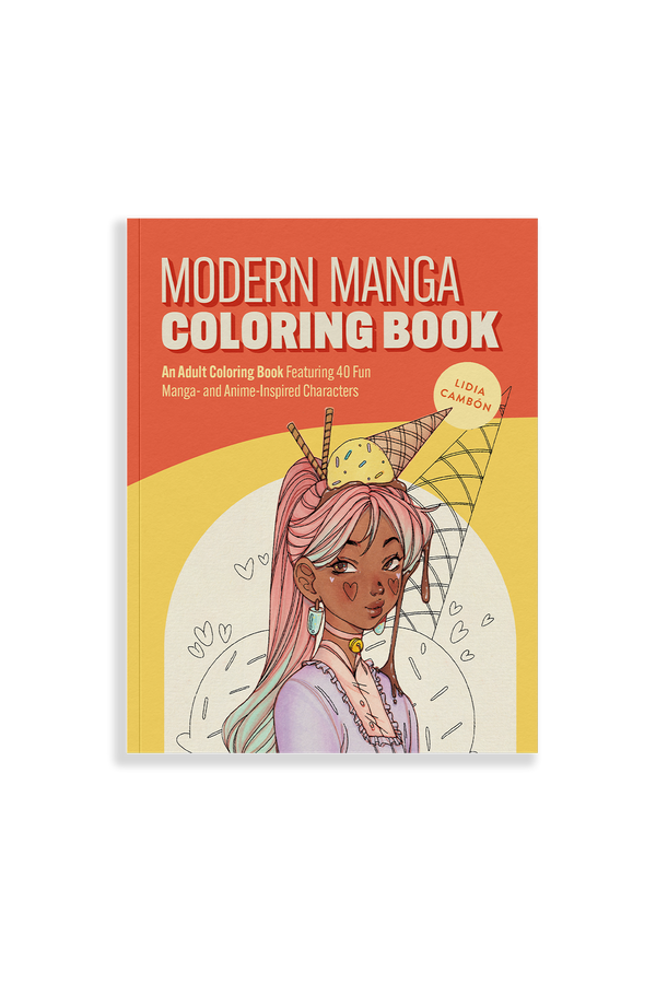 The Modern Manga Coloring Book