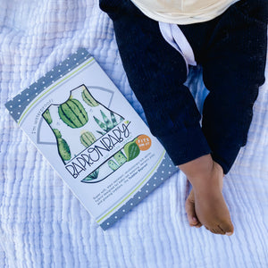 Desert Cactus Bapron for babies, stylish and functional, shown from angle 11, perfect for mealtime messes.